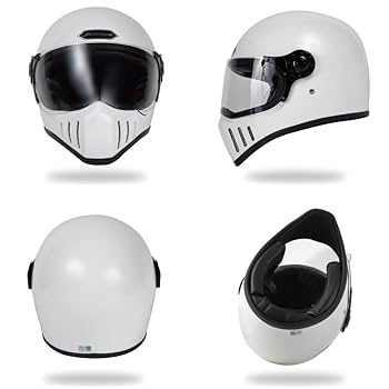 ホライズンヘルメットジェイド Lサイズホワイトスモークシールド付き新品